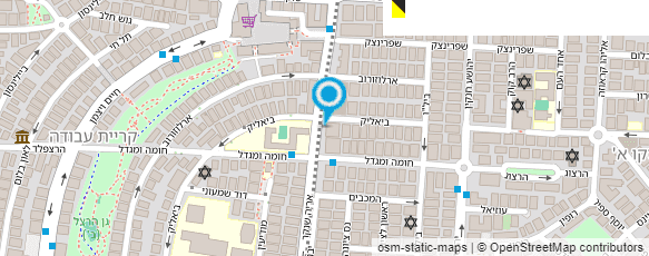 מפת הגעה אל מספרת דניאל שאולי מפת הגעה אל מספרת דניאל שאולי