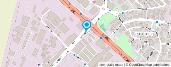 מפת הגעה אל מצברי חולון מפת הגעה אל מצברי חולון